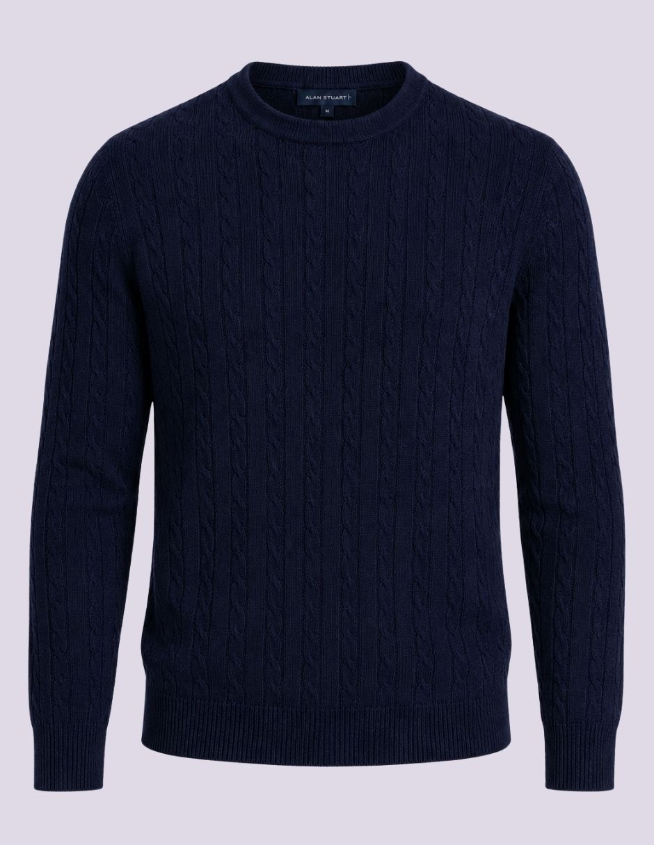 Suéter cuello redondo para hombre Suéter cuello redondo para hombre