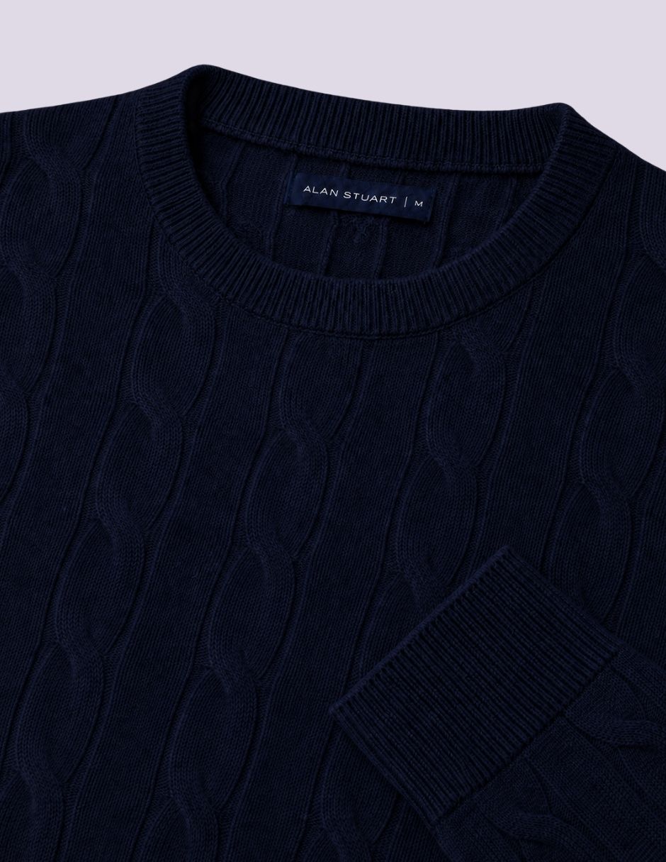 Suéter cuello redondo para hombre 4