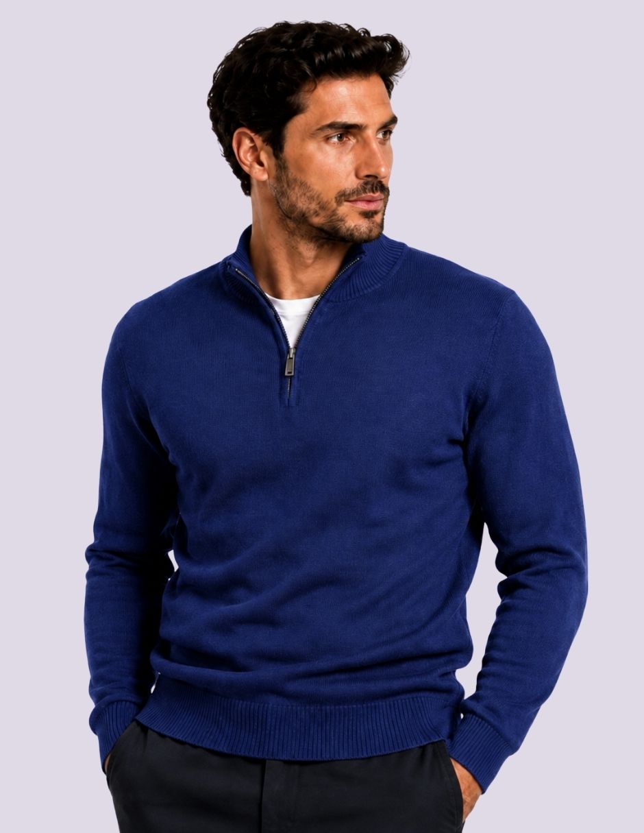 Suéter cuello redondo para hombre 2