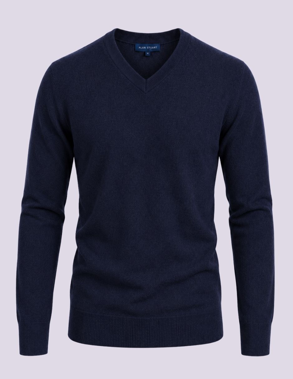 Suéter cuello v para hombre Suéter cuello v para hombre