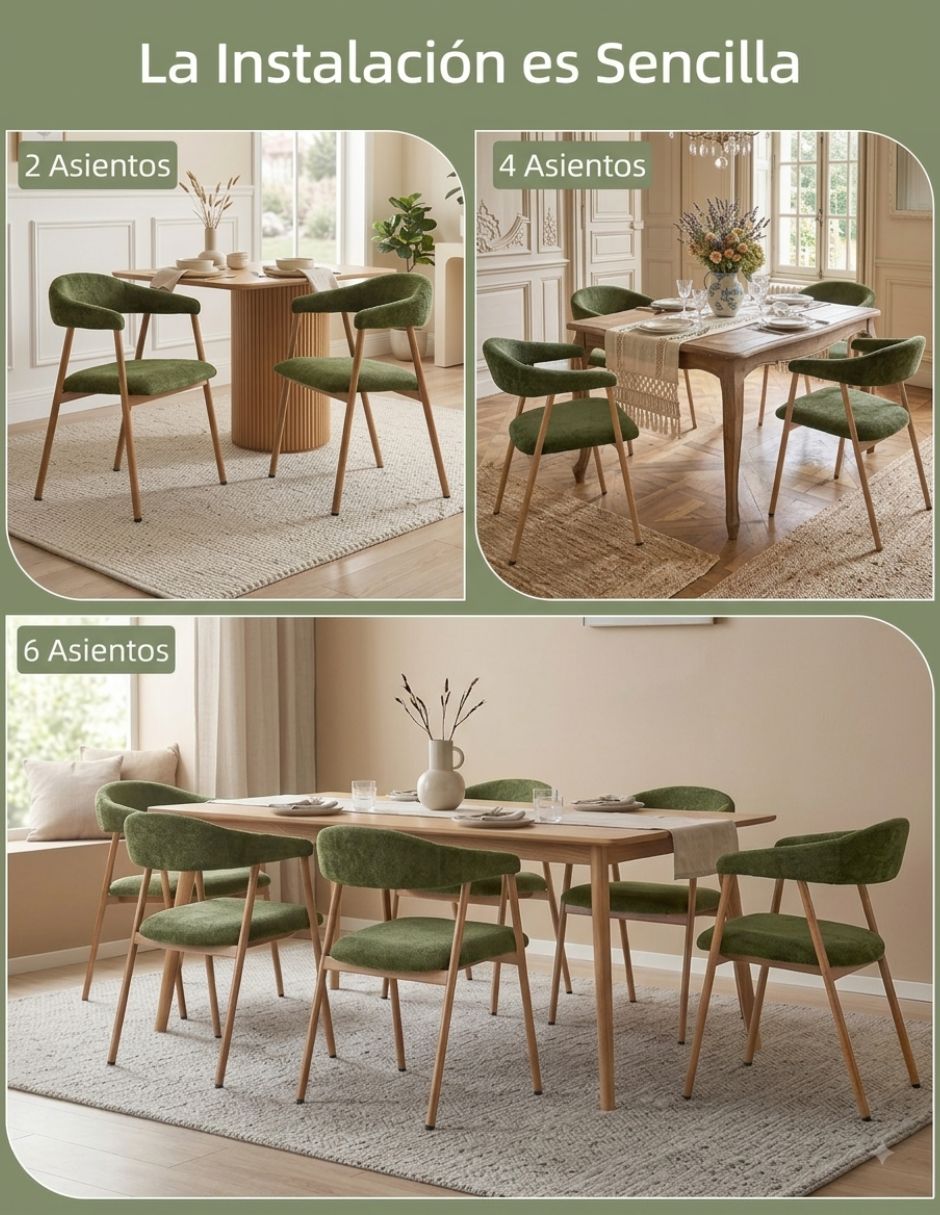Silla con brazos 2 piezas 3
