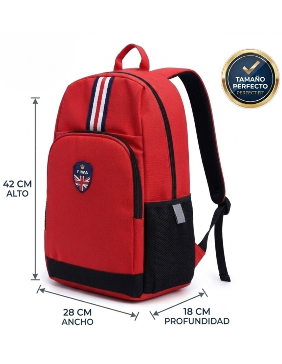 Mochila escolar impermeable unisex 6