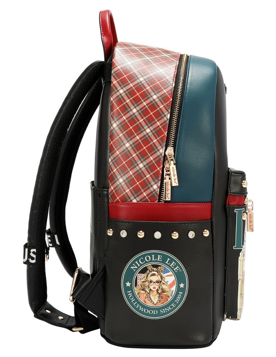 Mochila casual london eye impermeable para mujer 9