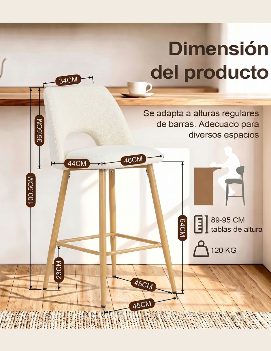 Juego de sillas 2 piezas Gomyhome