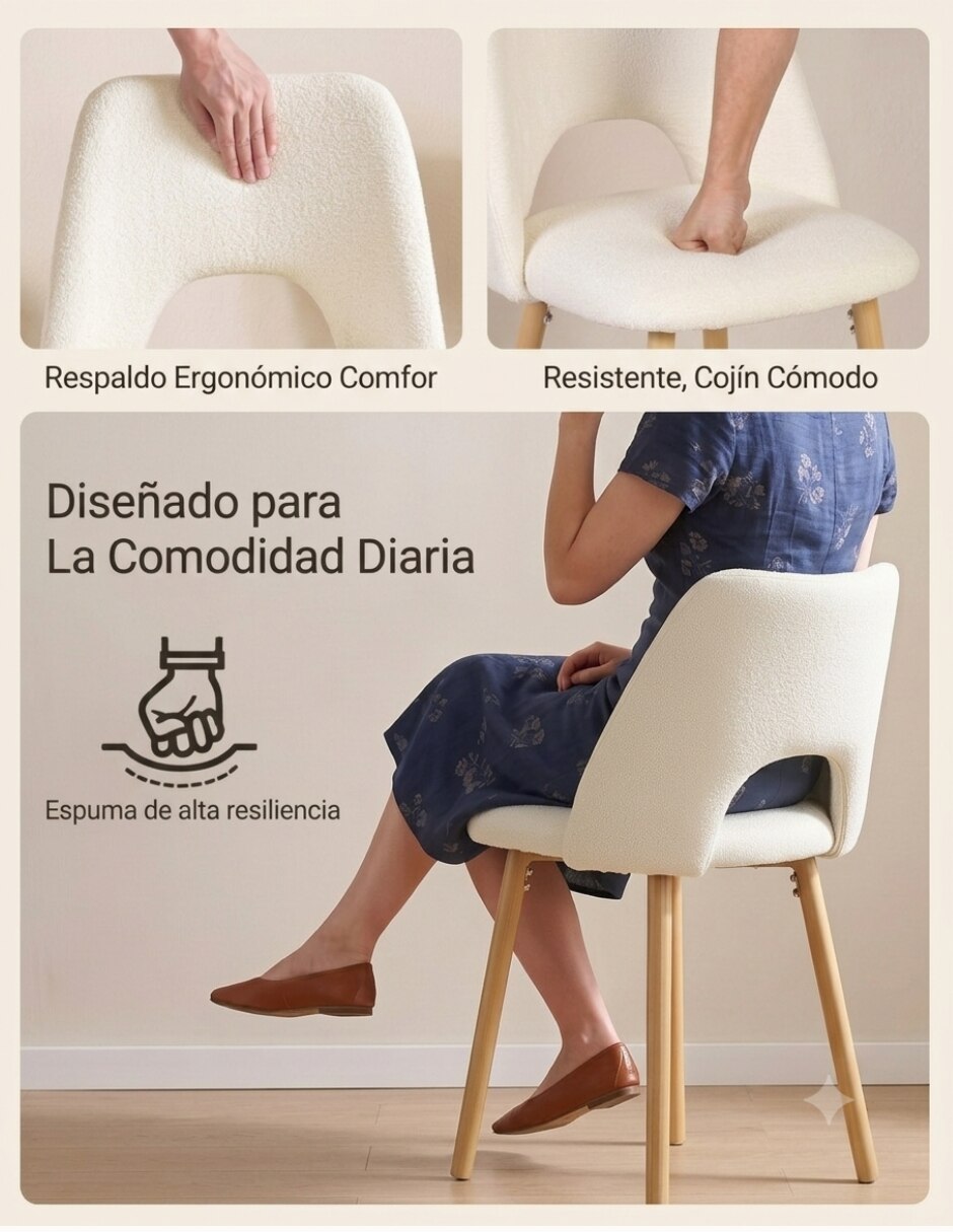Juego de sillas 2 piezas Gomyhome