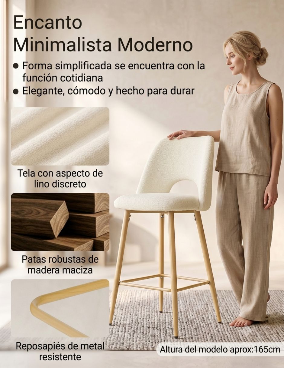 Juego de sillas 2 piezas Gomyhome
