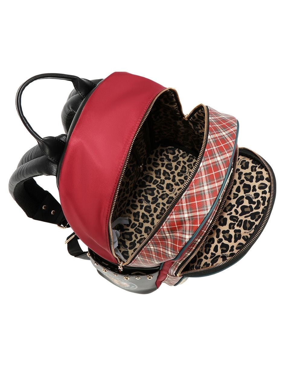 Mochila con portalaptop london eye impermeable para mujer 3