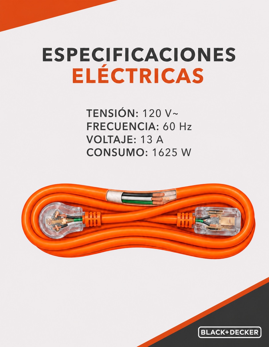 Extensión Eléctrica 3 m 8