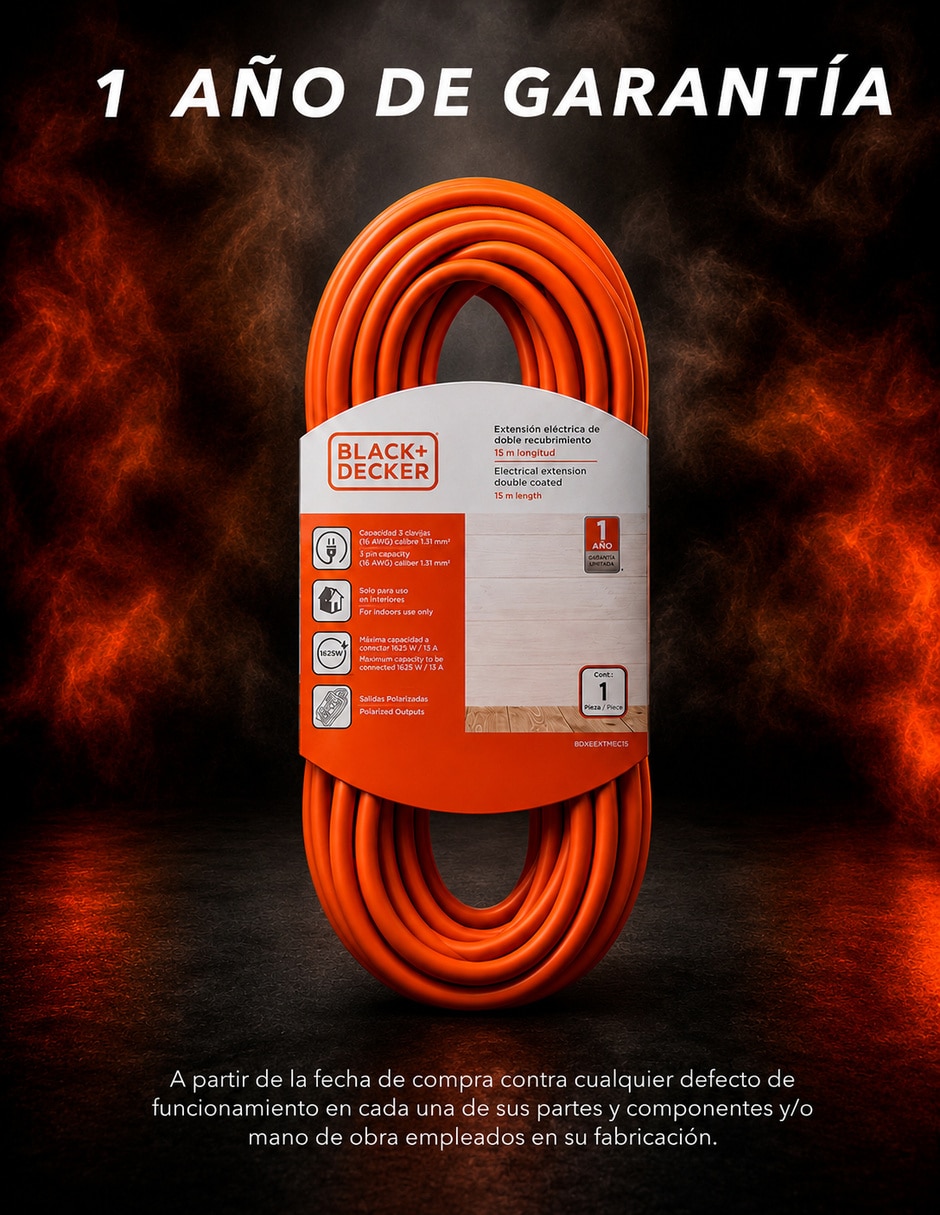 Extensión Eléctrica 15 m 7
