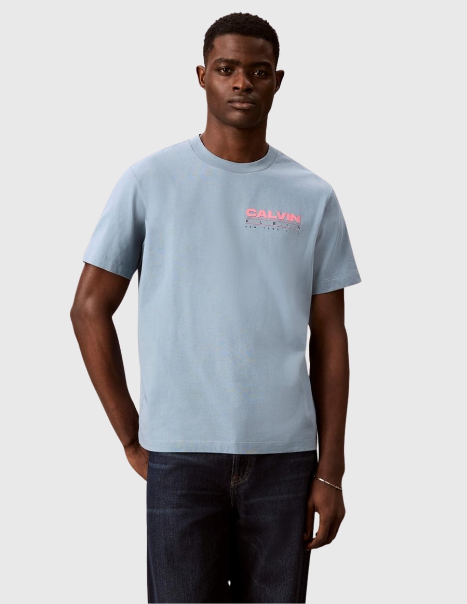 Playera cuello redondo para hombre