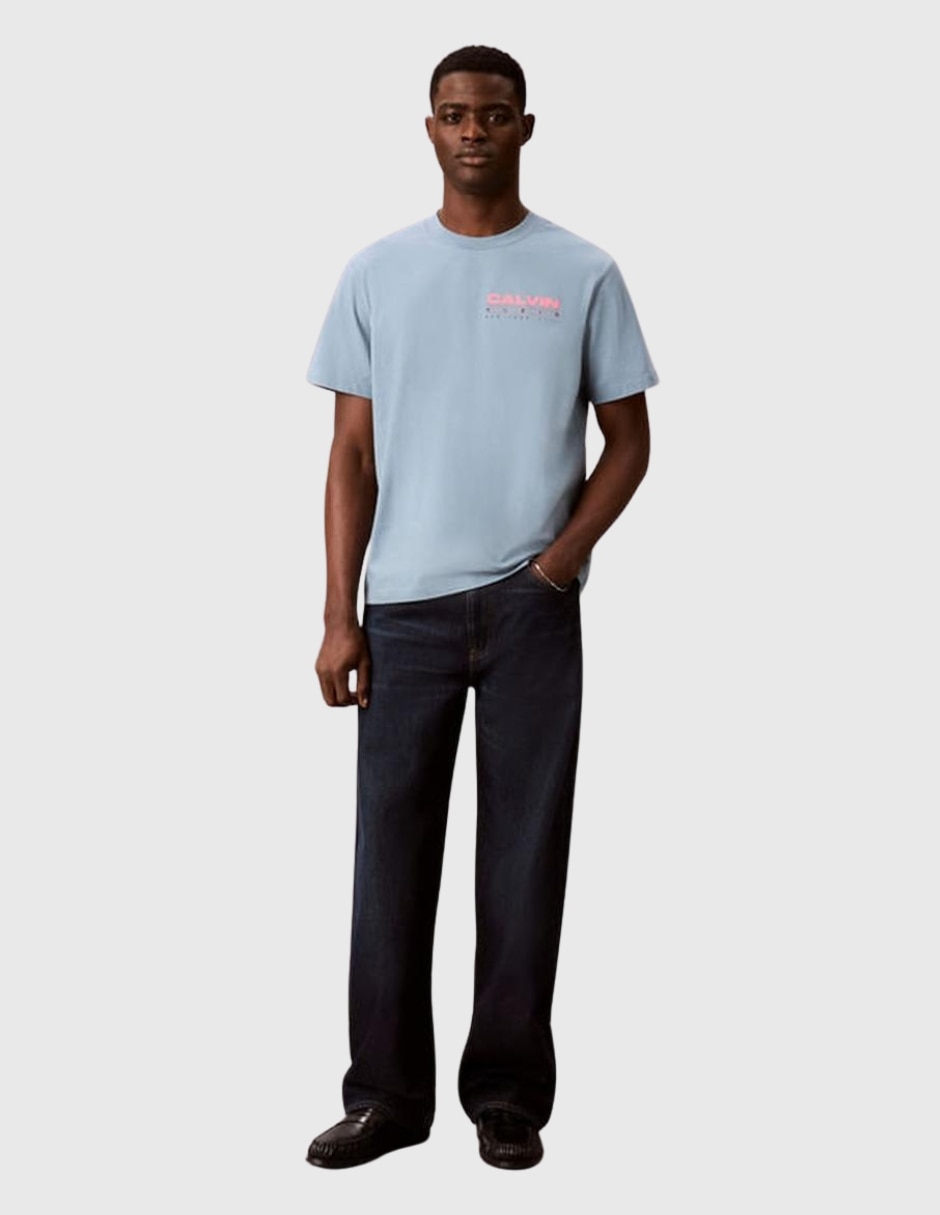 Playera cuello redondo para hombre