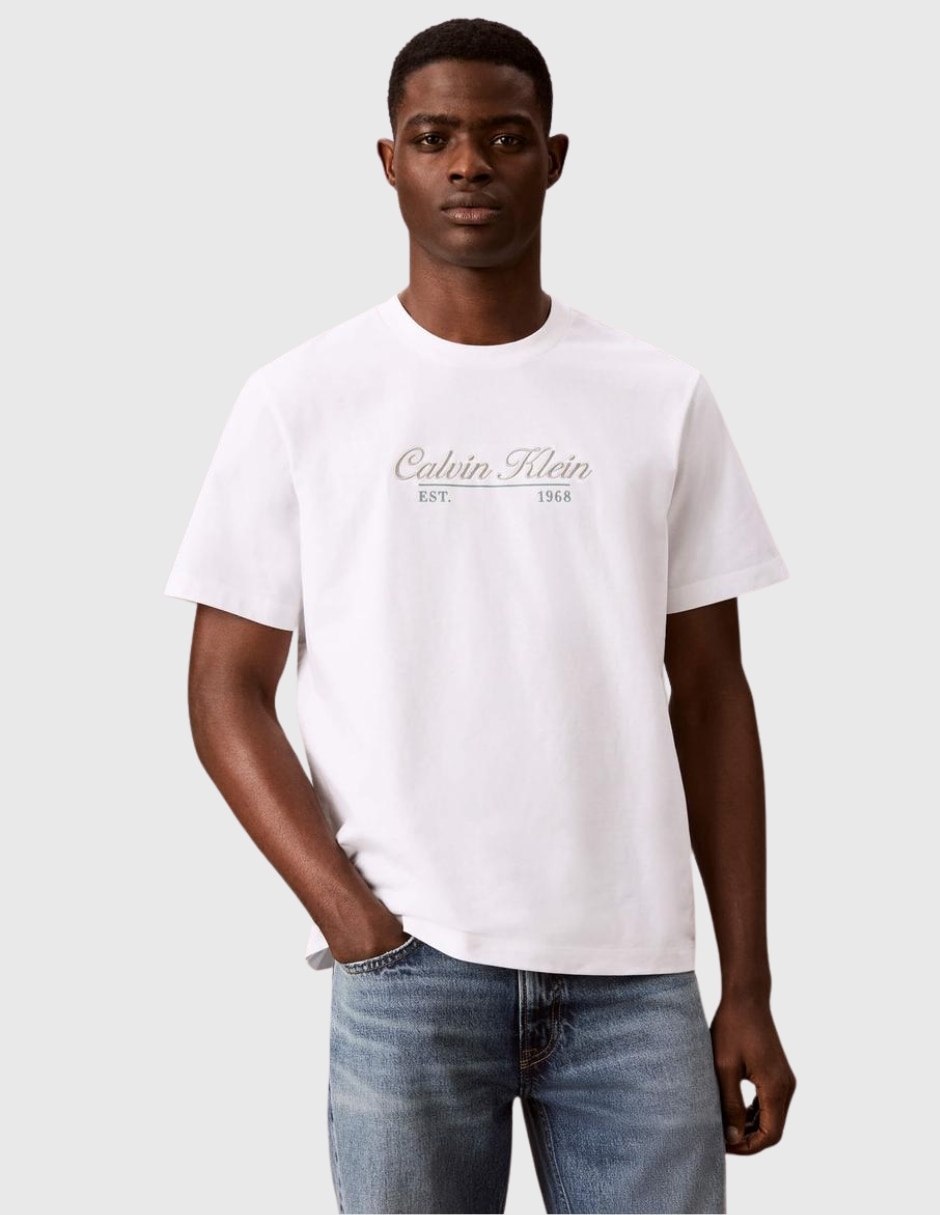 Playera cuello redondo para hombre
