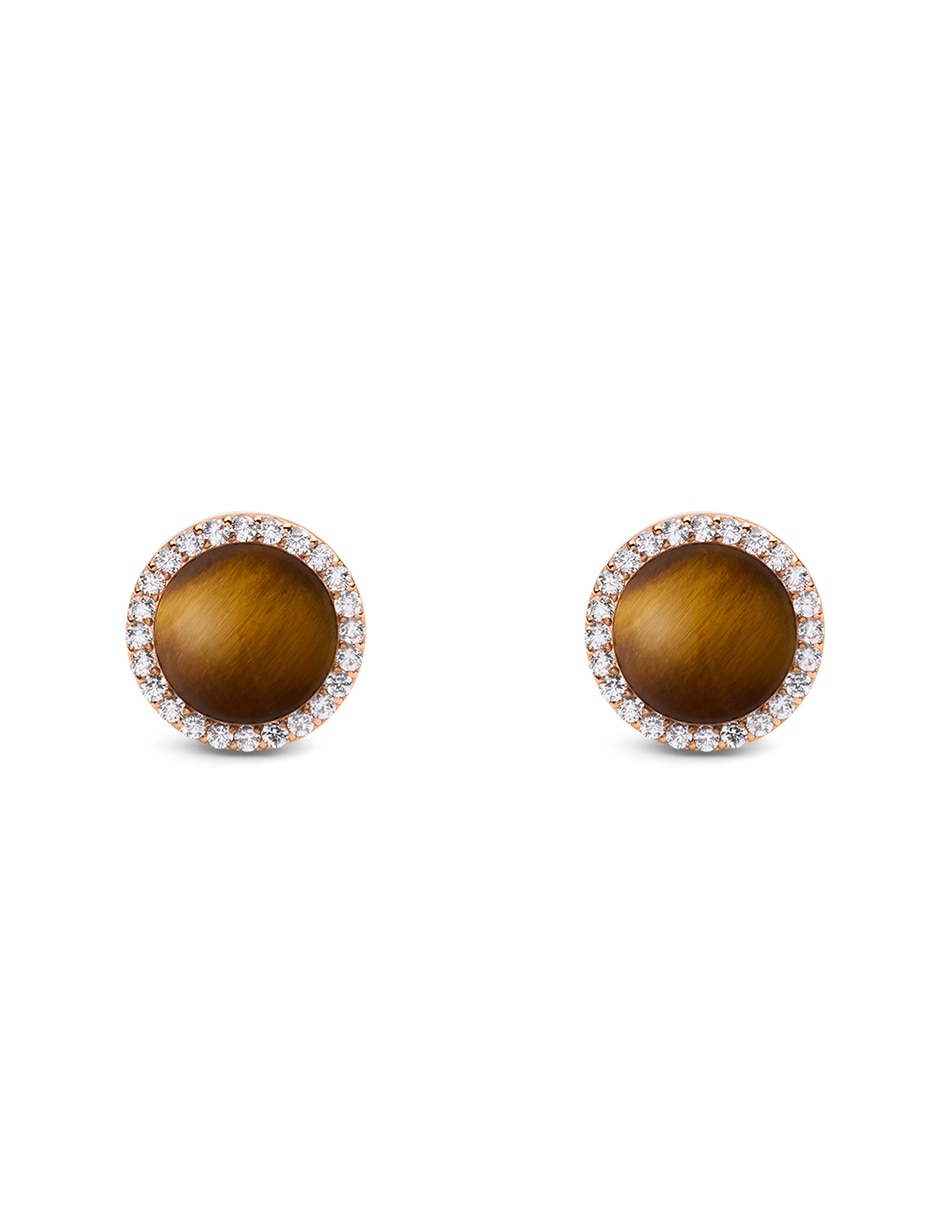Aretes cortos Daniel Wellington ojo de tigre Aretes cortos Daniel Wellington ojo de tigre