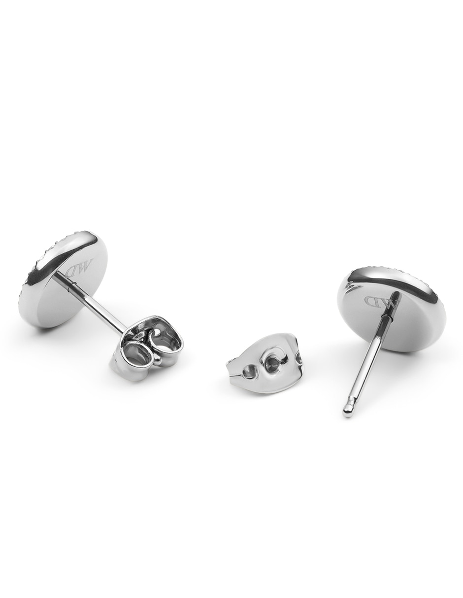 Aretes cortos Daniel Wellington cristal 3