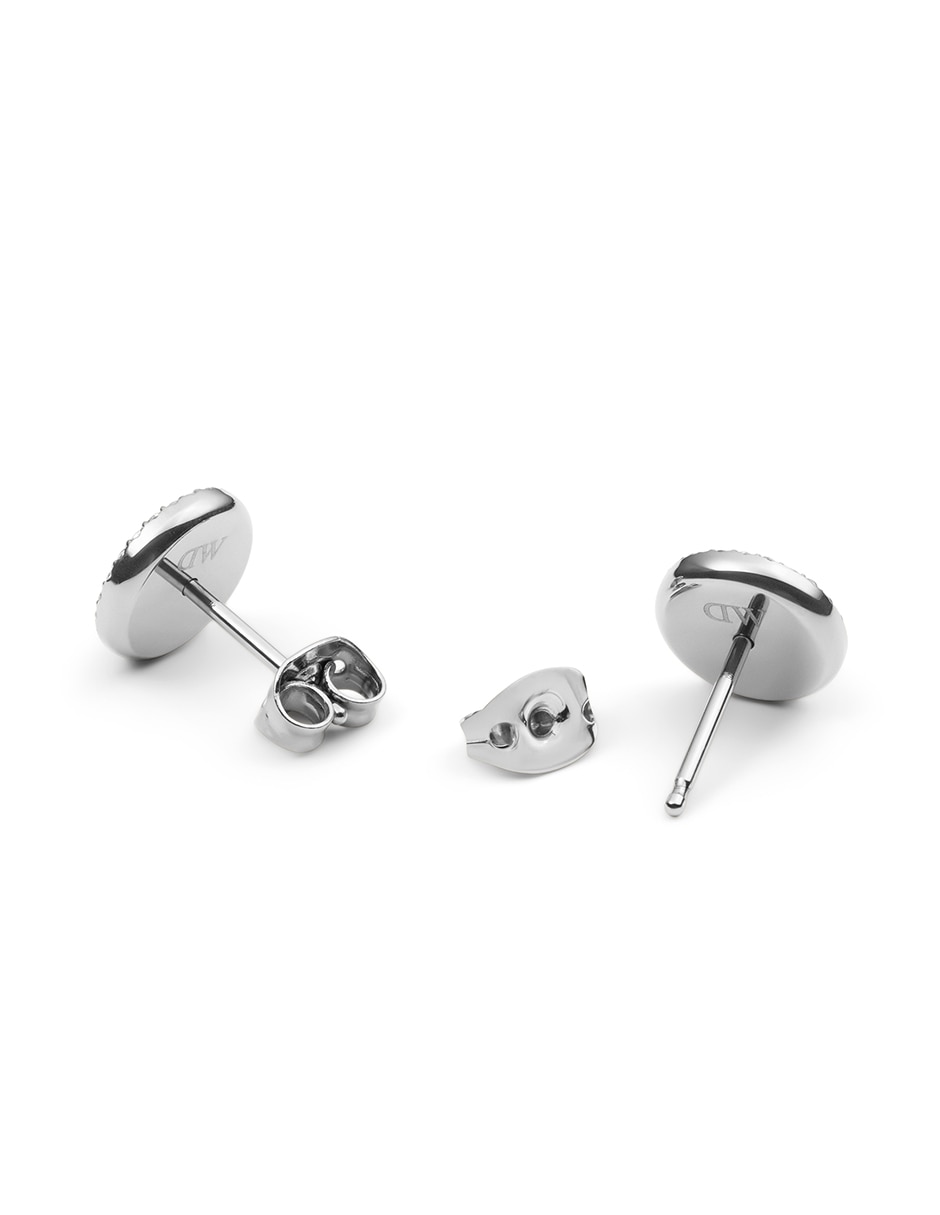 Aretes cortos Daniel Wellington jade 3