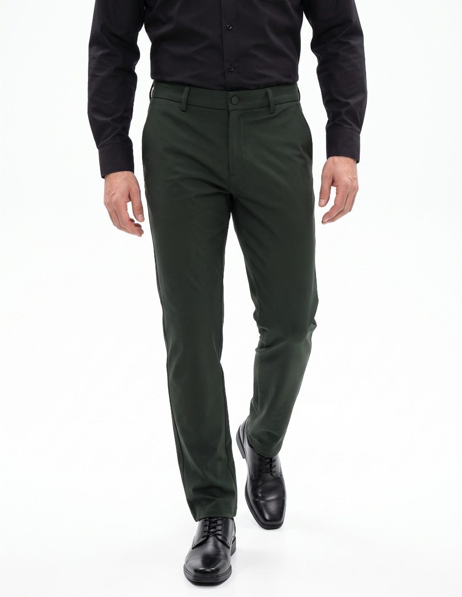 Pantalón casual Slim de algodón para hombre