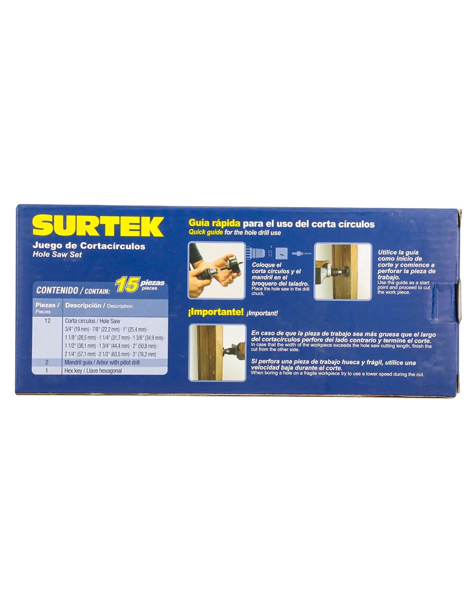 Disco de sierra de Acero Surtek 4