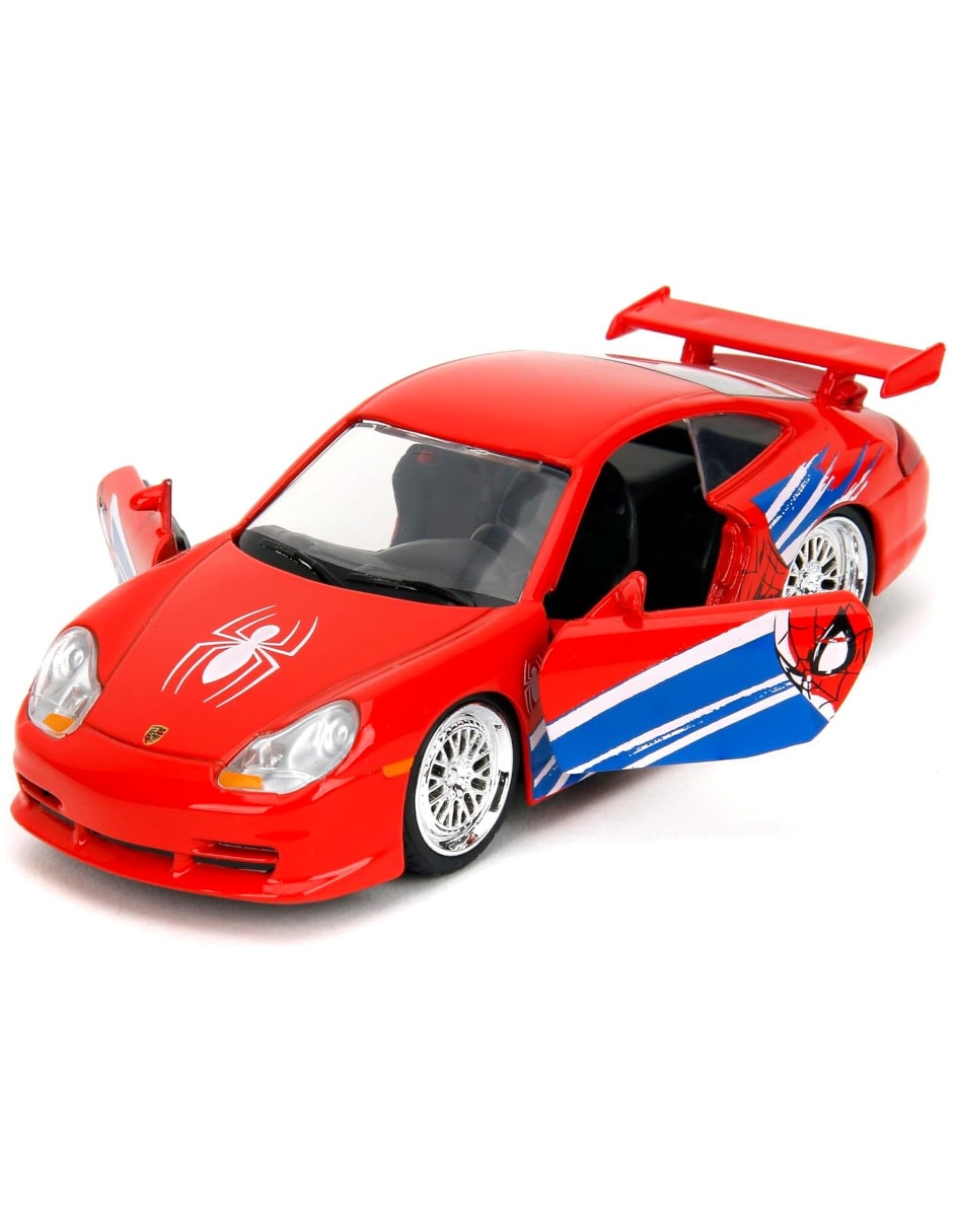 Automóvil deportivo Jada Toys Porsche 911 GT3 RS (S996) Marvel Spiderman