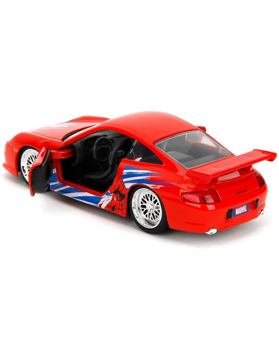 Automóvil deportivo Jada Toys Porsche 911 GT3 RS (S996) Marvel Spiderman