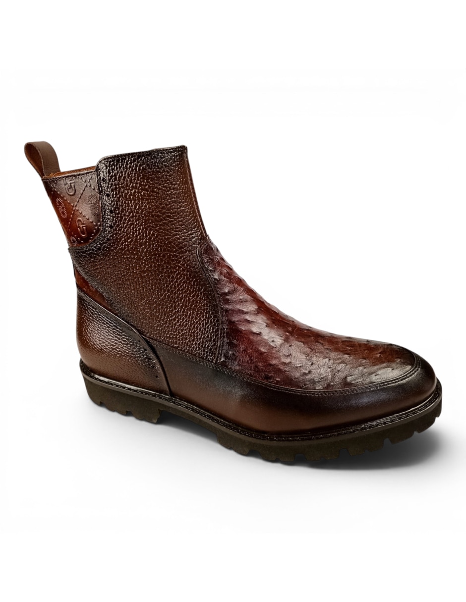 Botín Royal de piel para hombre Botín Royal de piel para hombre