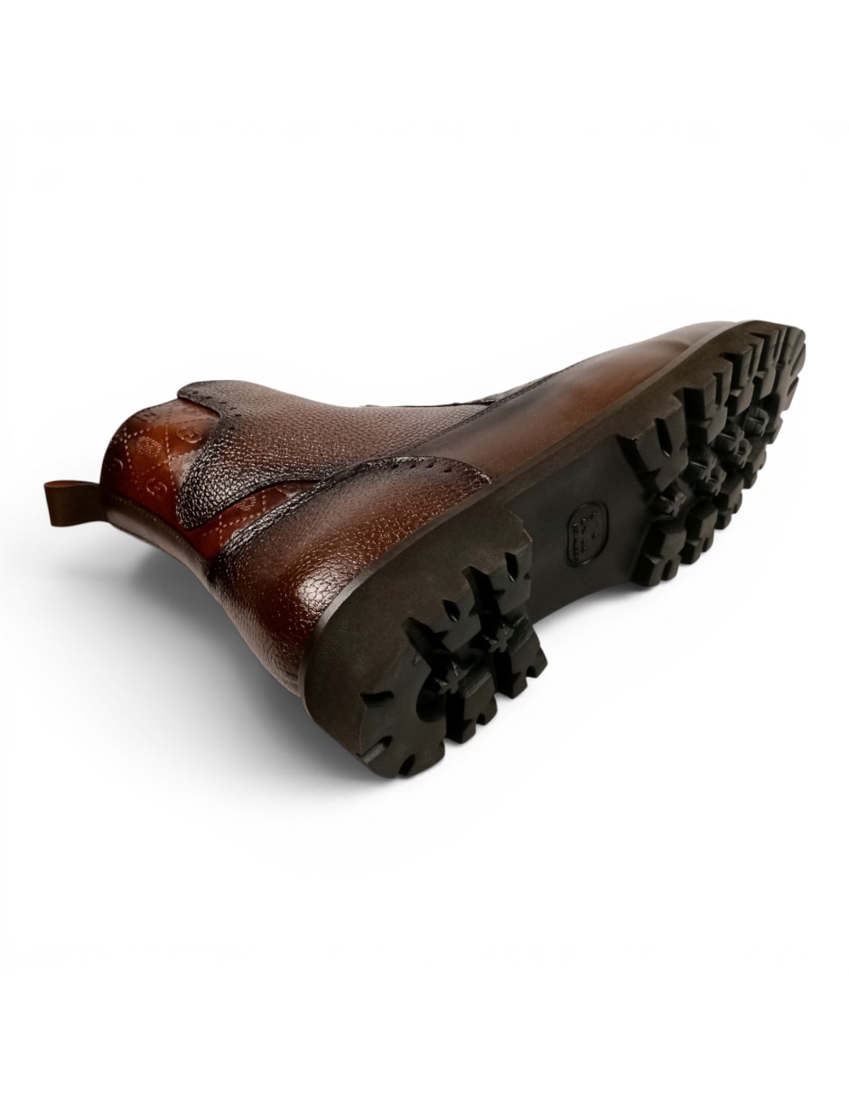 Botín Royal de piel para hombre 3