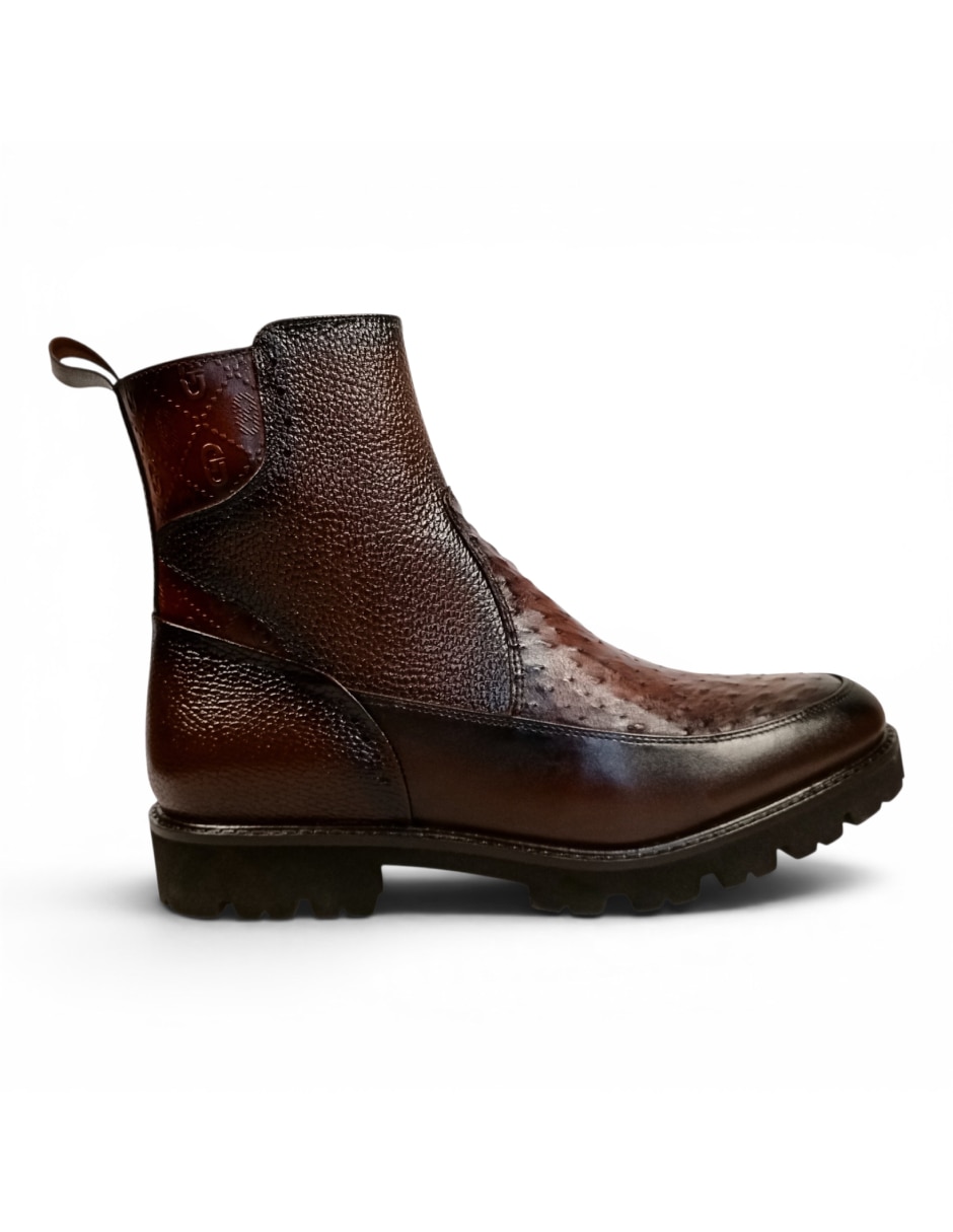 Botín Royal de piel para hombre 6