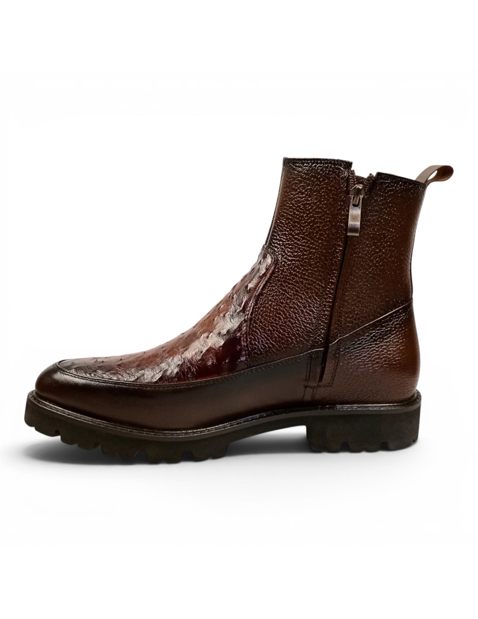 Botín Royal de piel para hombre 7