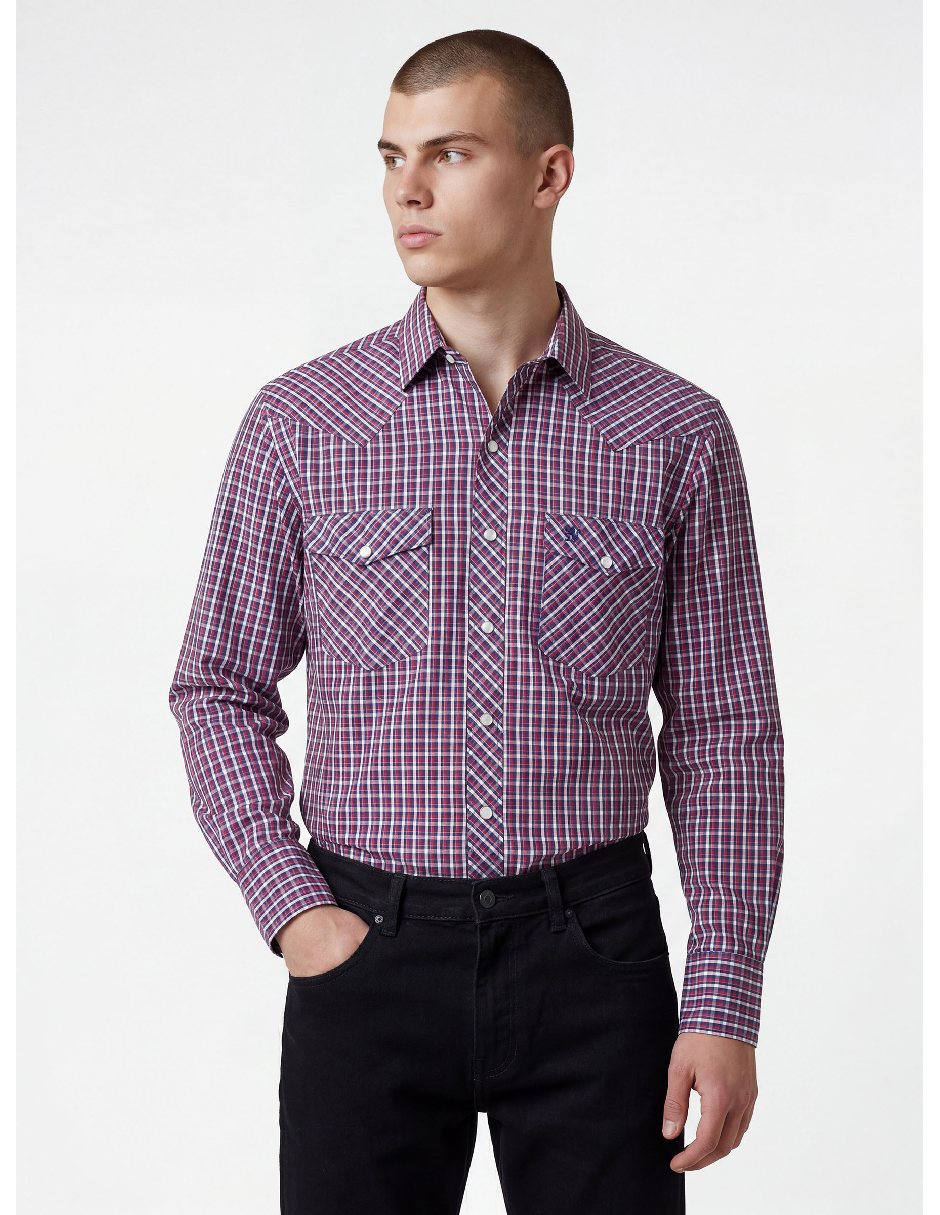 Camisa casual manga larga para hombre Camisa casual manga larga para hombre