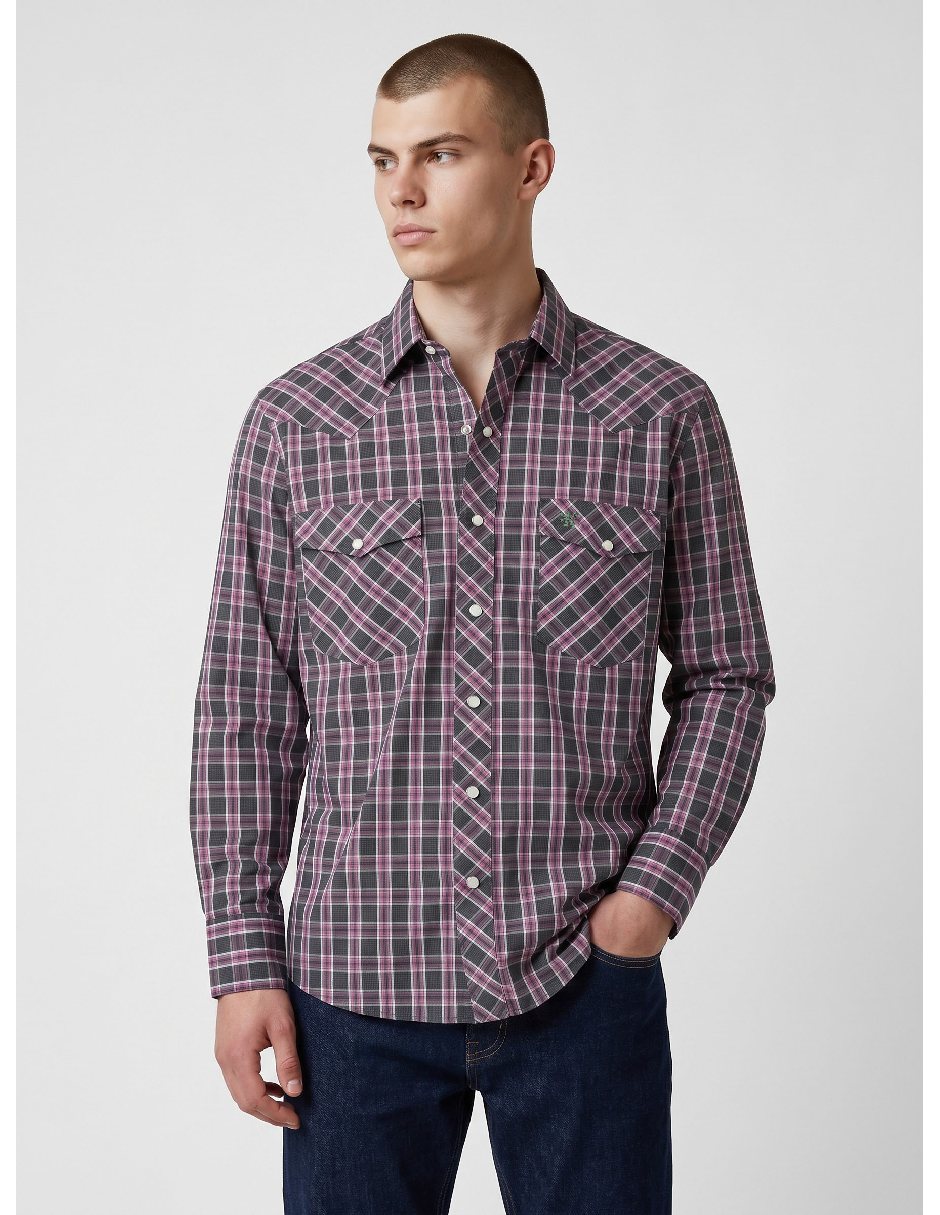 Camisa casual manga larga para hombre Camisa casual manga larga para hombre