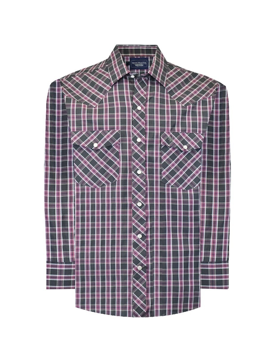 Camisa casual manga larga para hombre 5