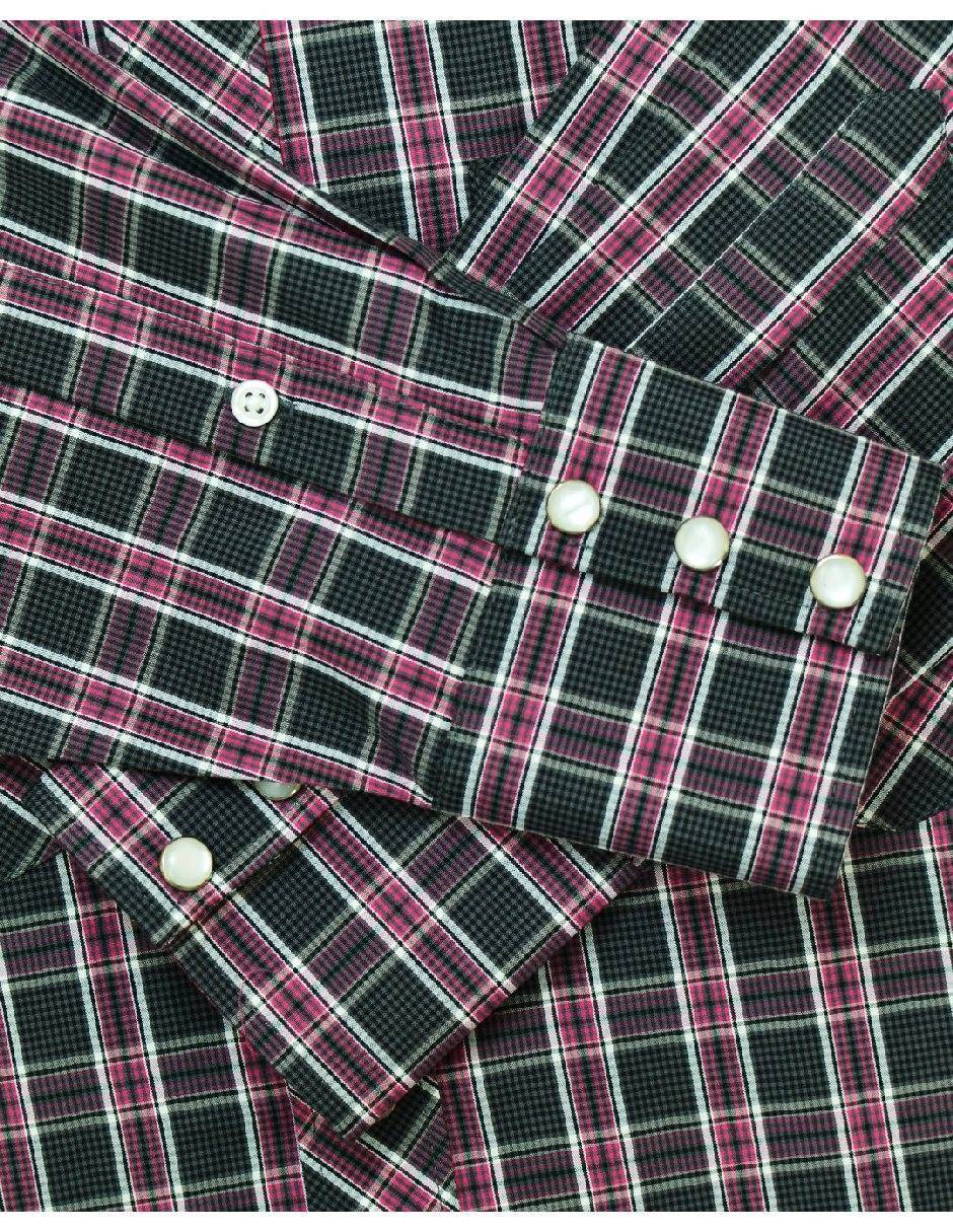 Camisa casual manga larga para hombre 7