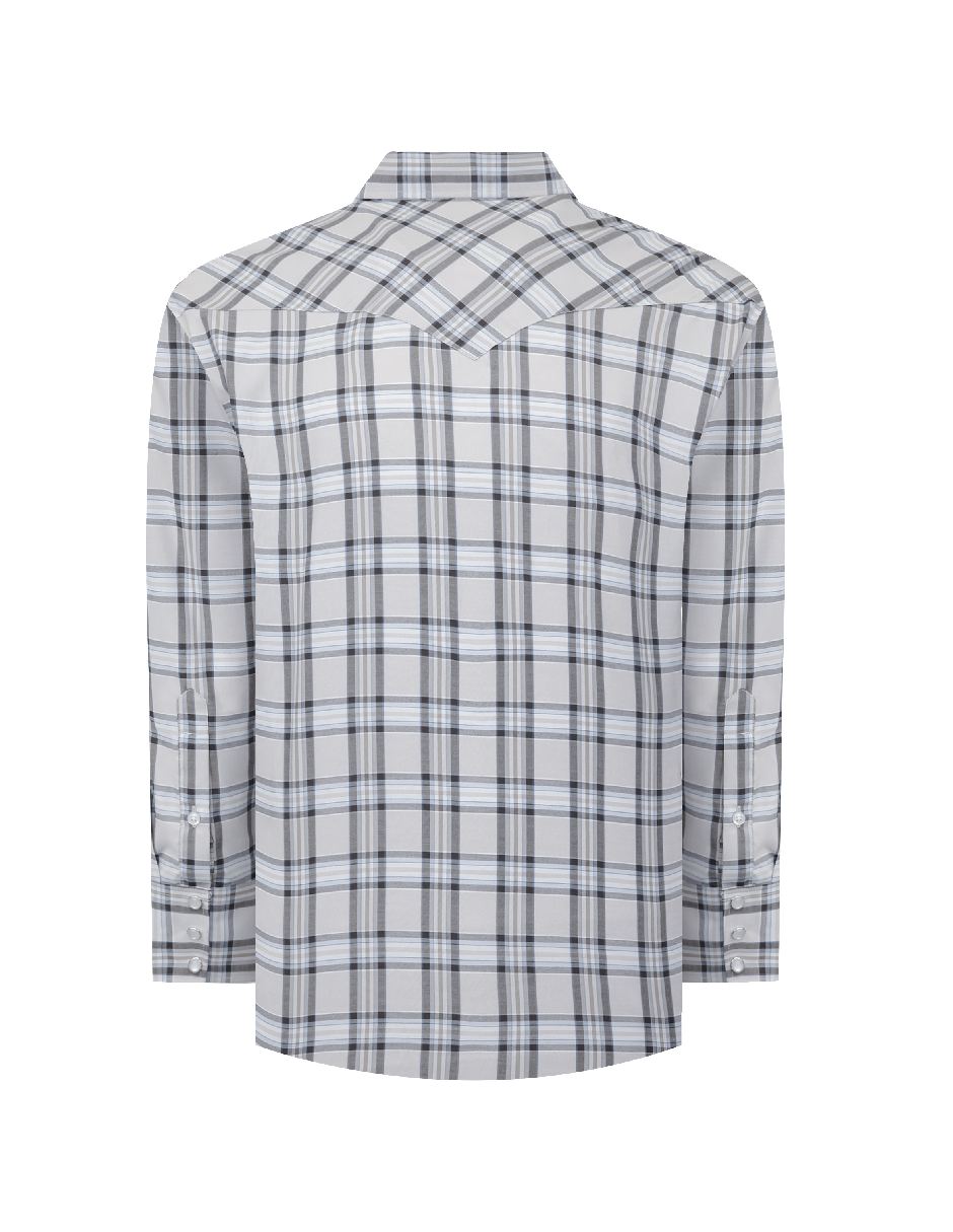 Camisa casual manga larga para hombre 5