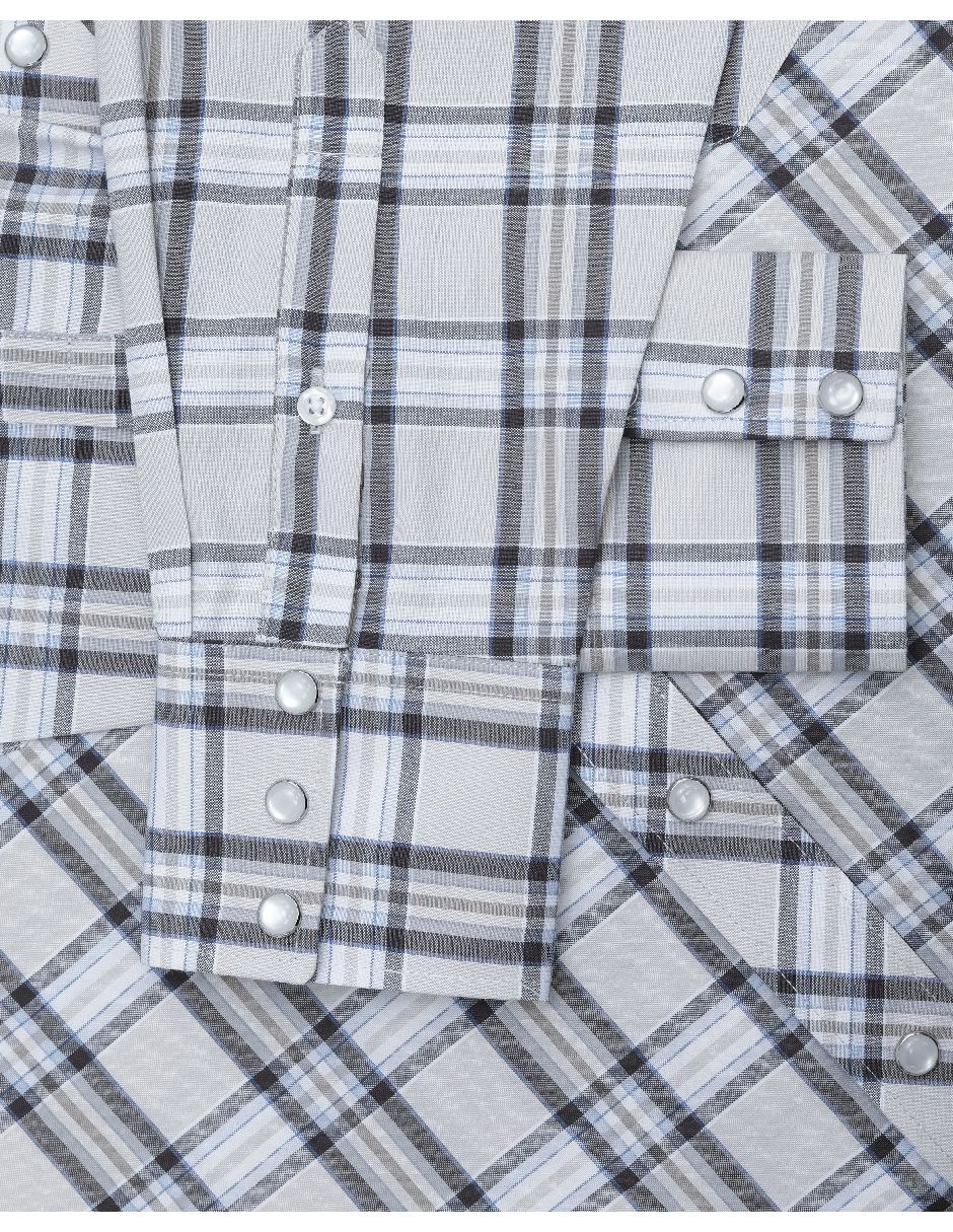 Camisa casual manga larga para hombre 2
