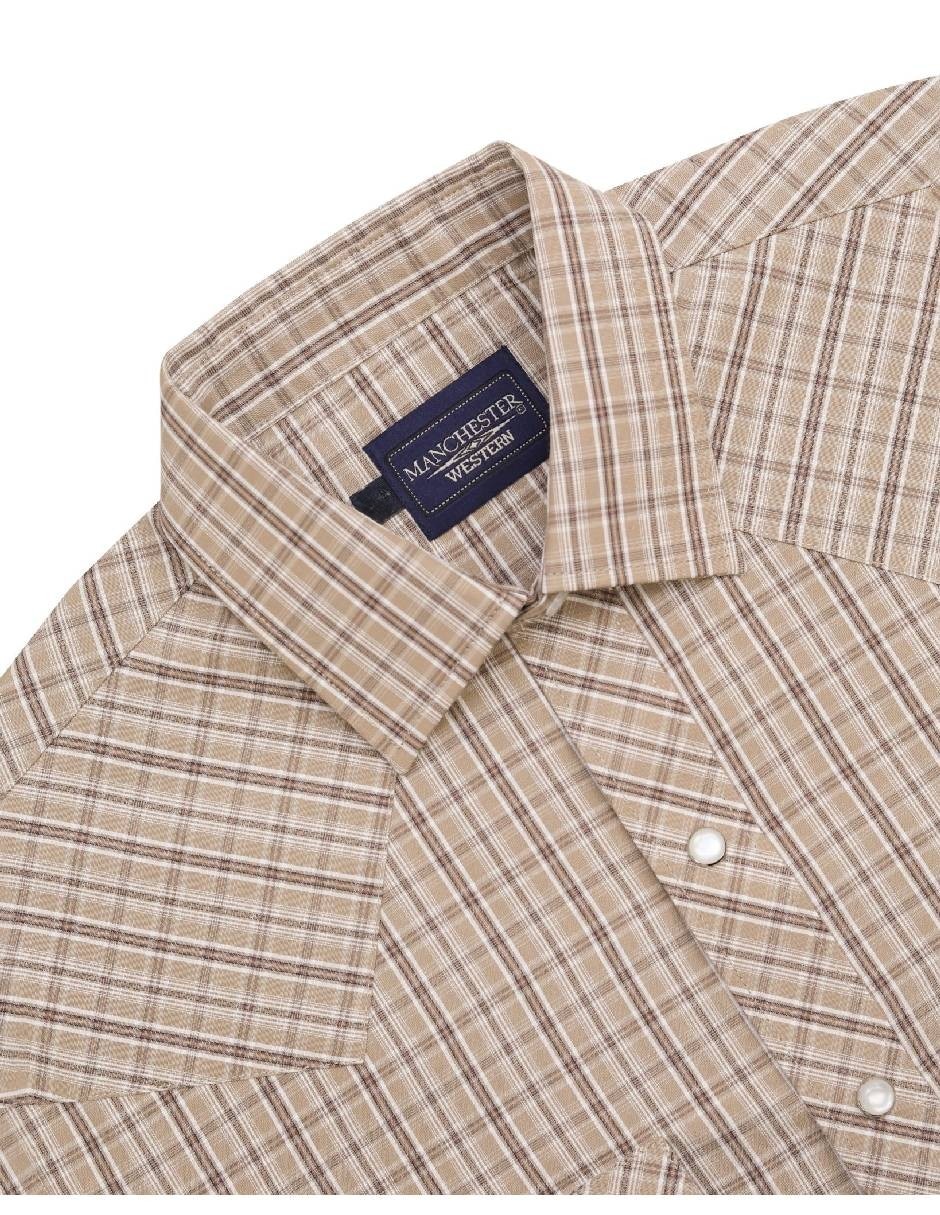 Camisa casual manga larga para hombre 4