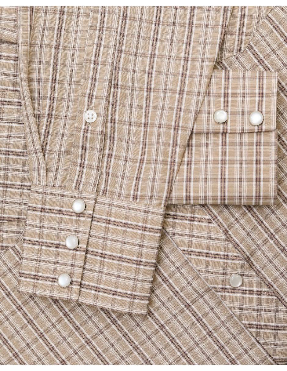 Camisa casual manga larga para hombre 2