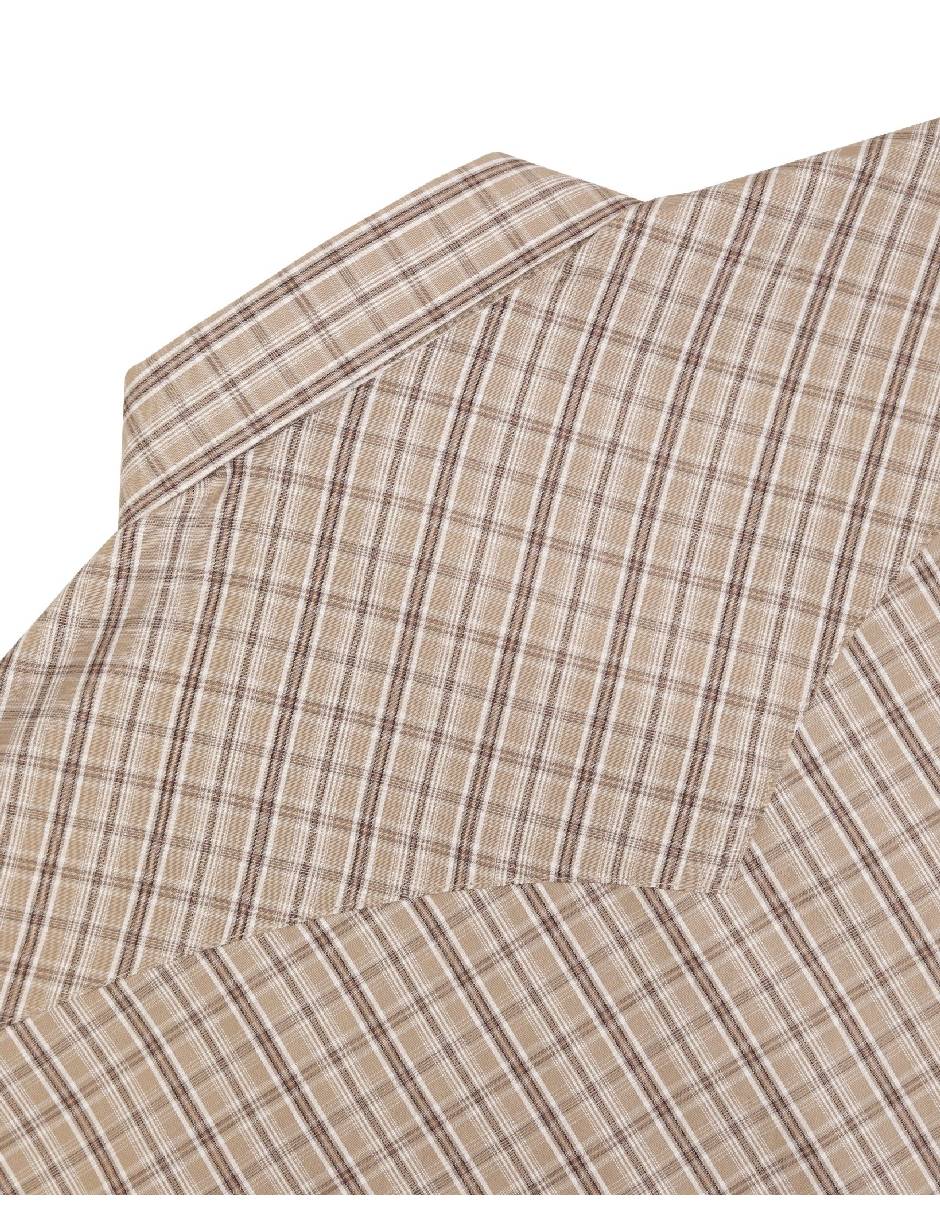 Camisa casual manga larga para hombre 6