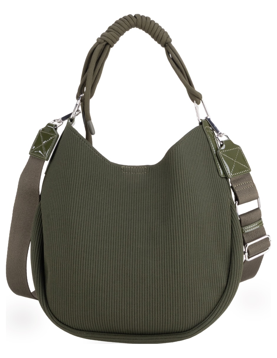 Bolsa hobo de piel vegana para mujer