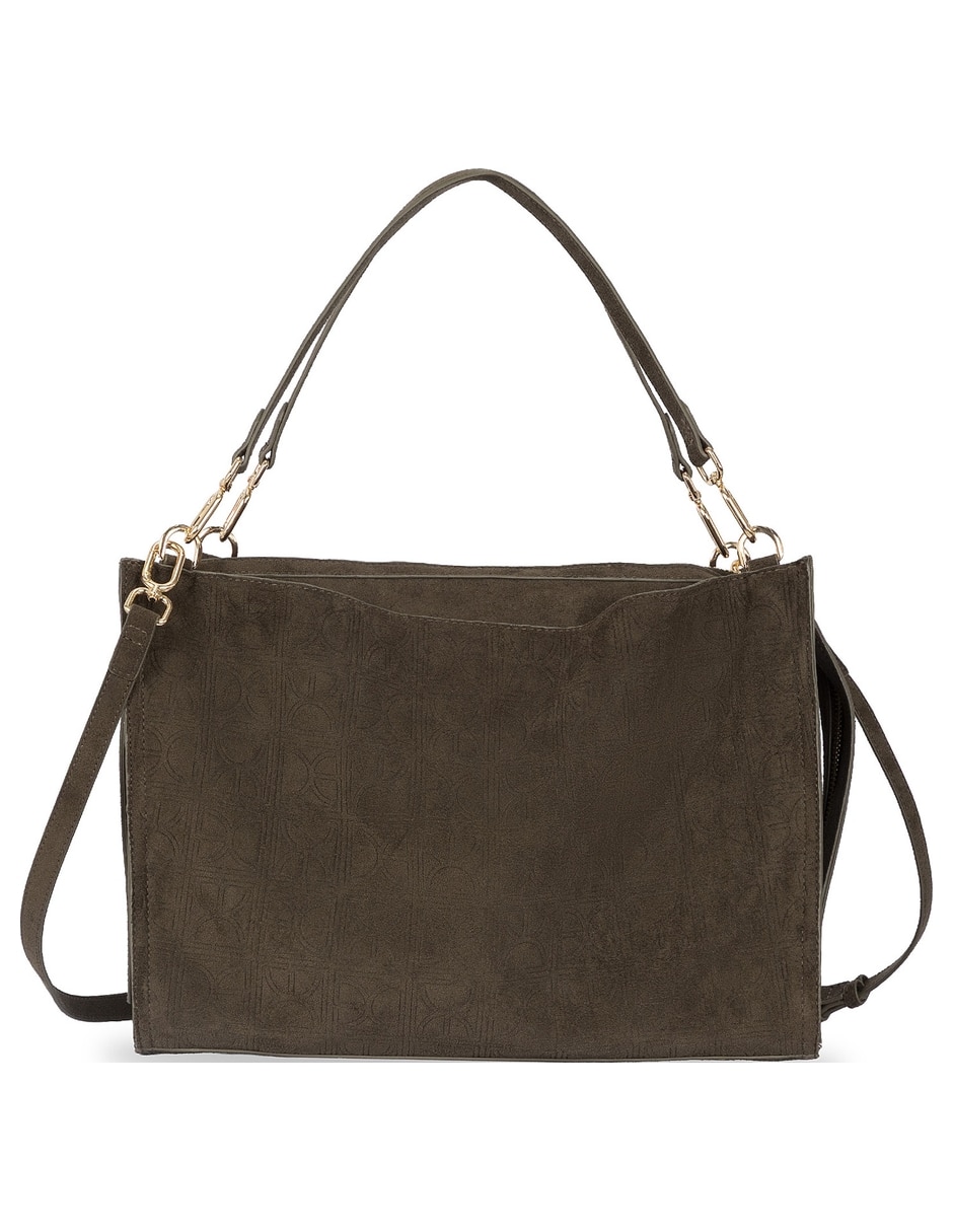 Bolsa satchel de piel para mujer 5