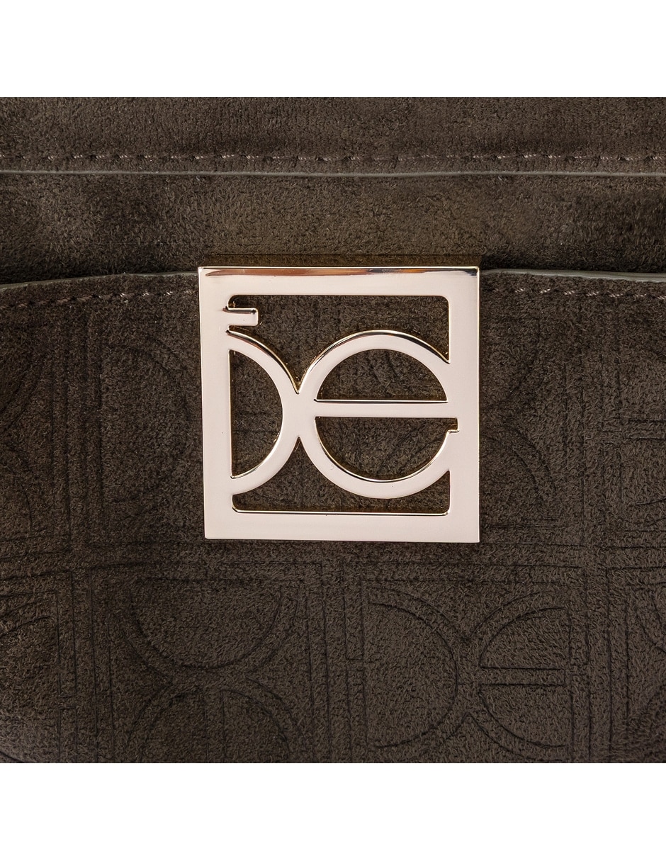 Bolsa satchel de piel para mujer 7