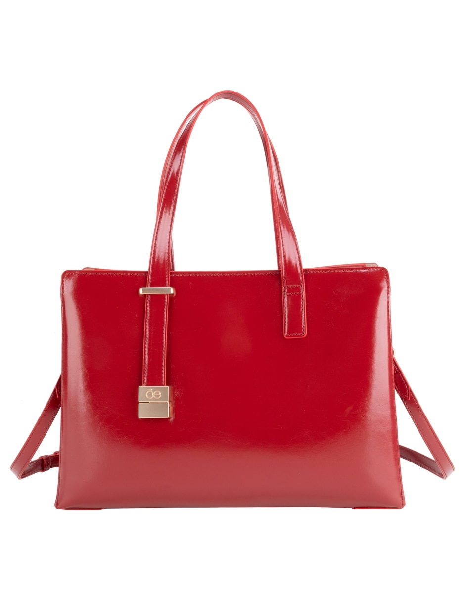 Bolsa satchel de piel para mujer 1