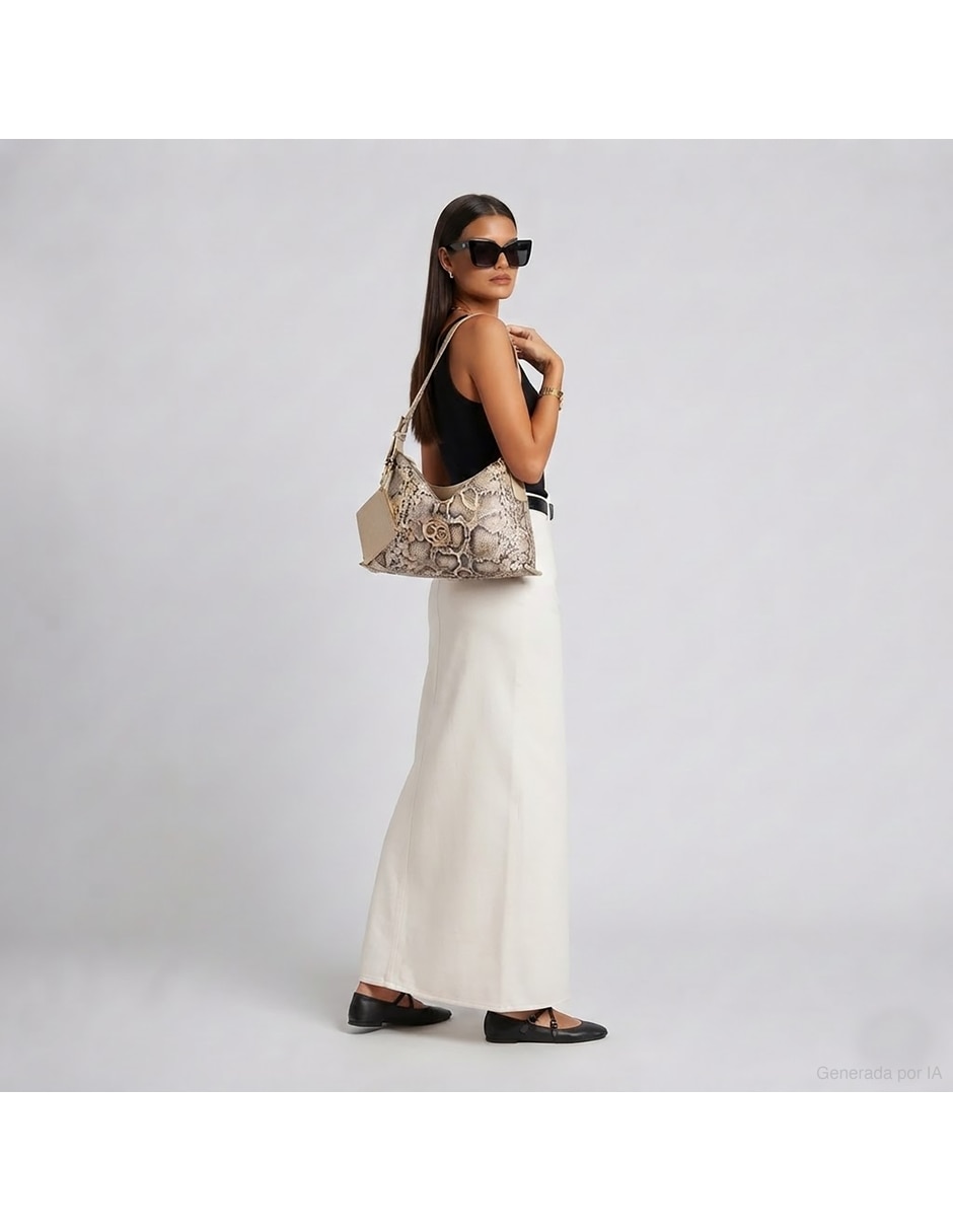 Bolsa hobo Cloe de piel para mujer