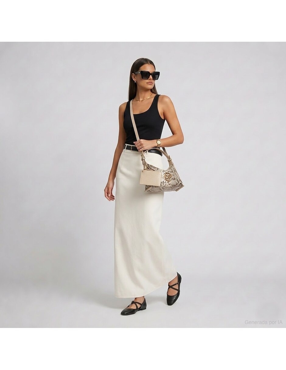 Bolsa shoulder Cloe de piel para mujer
