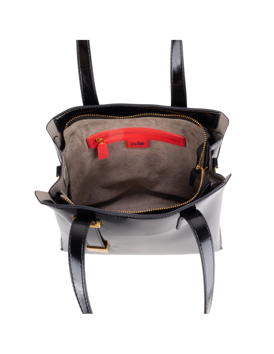 Bolsa satchel de piel para mujer 4