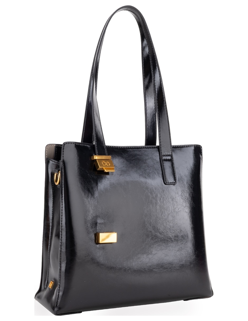 Bolsa satchel de piel para mujer 6