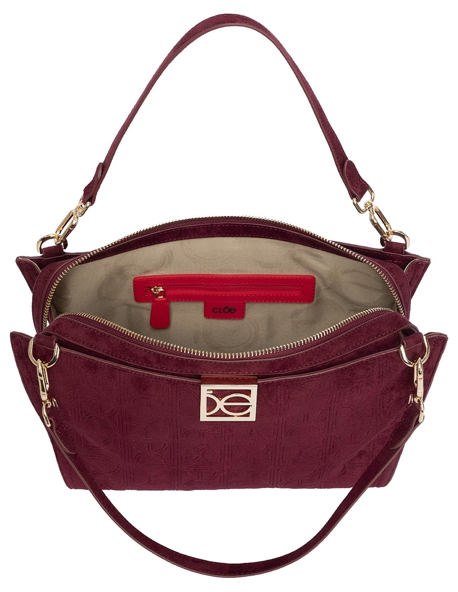 Bolsa satchel de piel para mujer 6