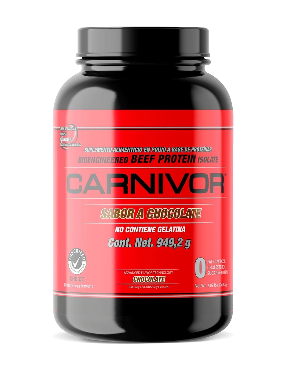 Proteina carnivor hydrolyzed isolate 2.09 lb - chocolate con proteína sabor chocolate Proteina carnivor hydrolyzed isolate 2.09 lb - chocolate con proteína sabor chocolate