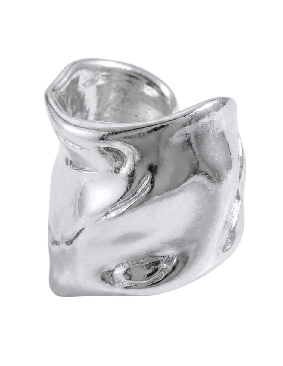 Ear Cuff de brillo de plata P 925 con acabado brillante 5