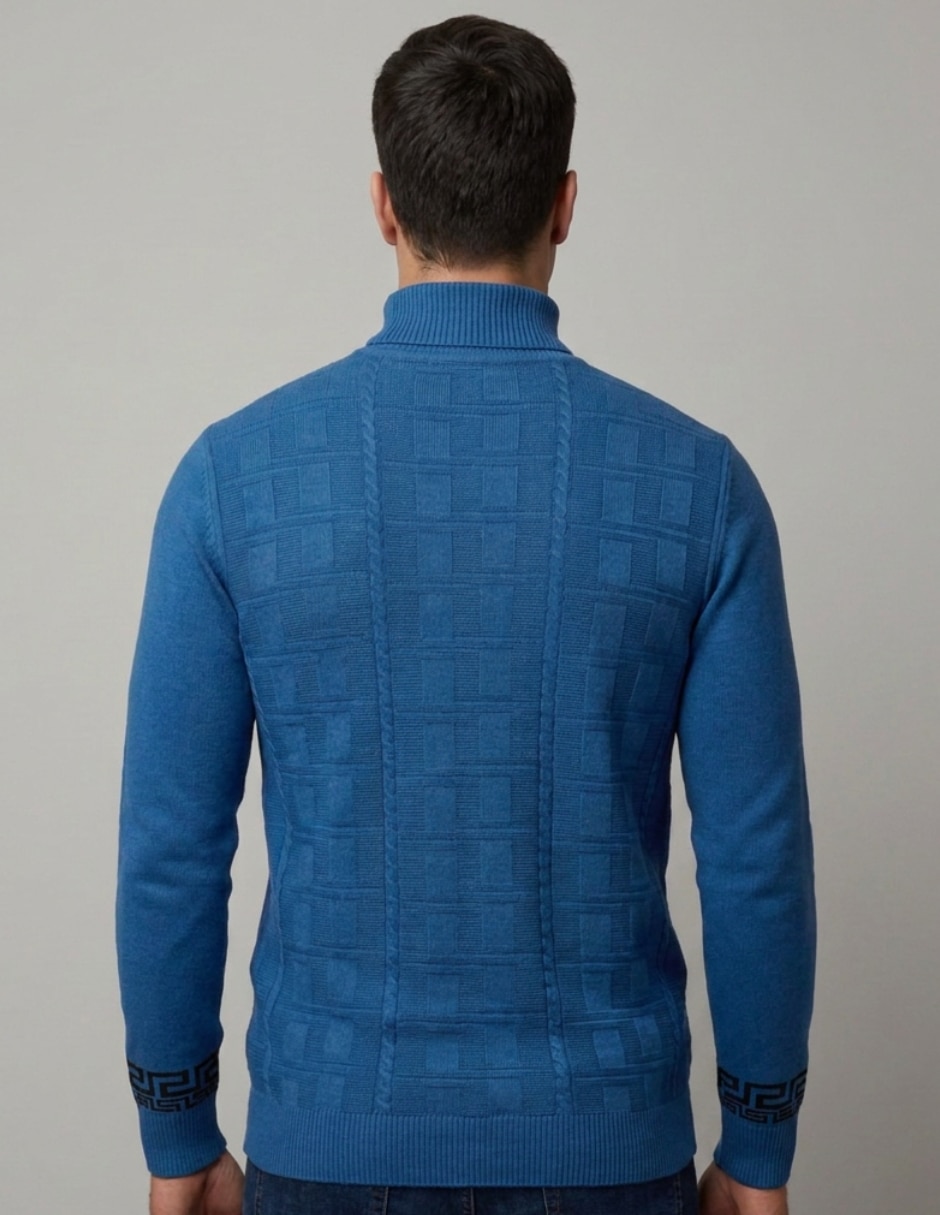 Suéter cuello tortuga para hombre 3