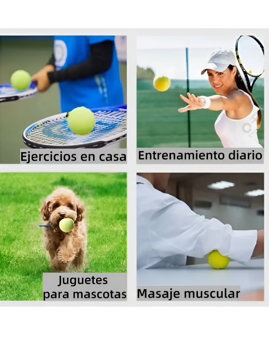 Set de pelotas para tennis 2