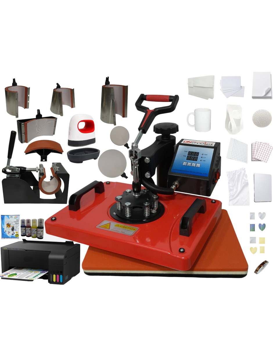Kit prensa de calor para sublimar Craftech